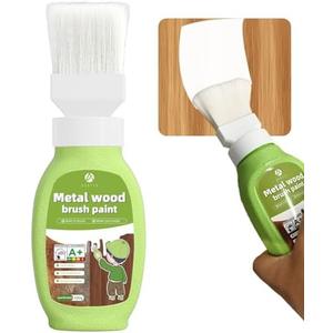 Anirun All-in-One Paint 17 oz Touch-Up Paint for Furniture, Cabinets, Wood, Metal - No Sanding, Fast-Drying, Water-Based Multi-Surface (White Gloss) Exp. 2025/07/21