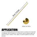 8 PCS 4mm/ 5/32 Inch Brass Rod Brass Round Stock Lathe Bar Stock Kit Solid Brass Rod, 4mm/ 5/32 inch Diameter 12 Inch in Length