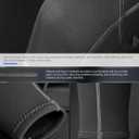 Hevto Men Wetsuits 3/2mm Neoprene Wet Suit Back Front Zip in Cold Water for Surfing Swimming Diving, L, M2-3/2mm-Front Zip-Black