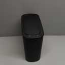 TIPGO Automatic Motion Sensor Bathroom Trash Can with Lid, 2.6 Gallon Touchless Trash Bin, Smart Garbage Can Plastic Slim Wastebasket for Bedroom, Office, Dorm (Black)