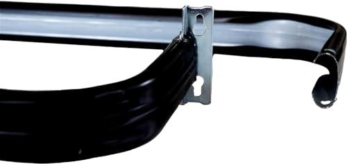 Yafa Home Fashion Heavy Duty Single Standard Adjustable Curtain Rod Hardware Included