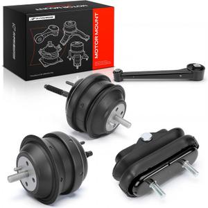 A-Premium 4PCS Engine Motor Mount Transmission Mount and Torque Strut Mount Set Compatible with Buick Lucerne & Cadillac DTS, 2006-2011, 4.6L, Automatic Transmission, Replace# 20760909, 20760908