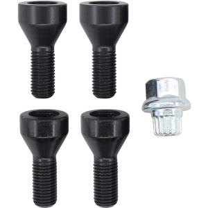 NewYall Security Wheel Bolts Lock Nuts and Master Key M12 x 1.5 for BMW 318i 325 735i 535i 525i M3 740i M5 M6 Z3 Z4 528i 550i 650i 325Ci 36136786419 36131180882