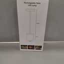 Kakanuo White Cordless Lamp Set, Rechargeable Lamp, 3 Color Temperature, LED Outdoor Wireless Lamps, Battery Operated Lamps, Stepless Dimmable, Touch Control (2 Pack)