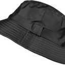 Toutacoo, Bucket Rain Hat (Large, 01-black/ Size L)