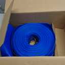 1" x100 FT, Pool Backwash Hose, Heavy-Duty PVC Hose, Lay Flat Discharge Hose, Weatherproof Burst Resistant for Water Transfer, Sump Pump, Pool Filter, Pool Drainwith 2 Clamps