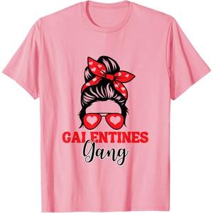Galentines Gang Funny Galentines Day Gang T-Shirt, Size: M
