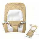 Replacement Bouncer Cover Compatible with Baby Delight Highland and Alpine Deluxe Bouncer, Fit for Baby Bjorn seat Cover, Soft and Breathable Cotton Polyester Ventilated Mesh, Machine Washable