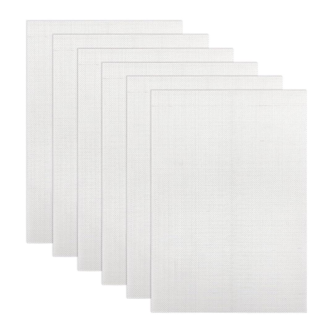 2 x 6 Pack 12x8 Inch Wire Mesh,Durable and Rust Resistant Metal Wire Mesh,Suitable for DIY Projects Such As Filters,Window Screens,Ventilation Openings,Cages,Etc