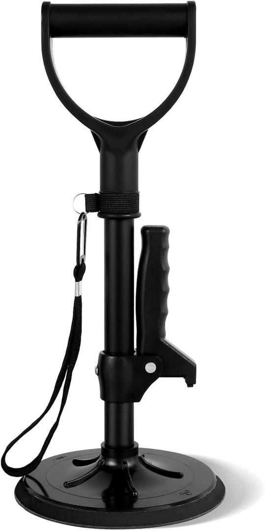 Mobility Aids Tool, Adjustable Standing Aid, Non-Slip Standing Assist Devices for Elderly, Help Seniors Get Up from Floor or Ground, Easy to Install/Use Stand Assist Device for Rising (black)