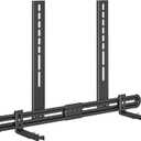 USX MOUNT Universal Soundbar Mount, Sound Bar TV Bracket for Soundbar with Speaker, Fits 2 Installation Options, Removable No-Slip Base Holder Extends 3.46”-6.06”
