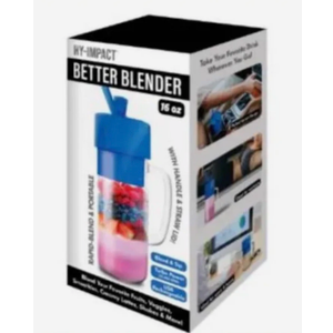 Better Blender Turbo Power USB Rechargeable 16 Oz