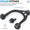 14PCS Front Control Arms with Ball Joints for Chrysler 300 Dodge Challenger Charger Magnum 2WD RWD 2005-2010 | Suspension Kit Tie Rod Ends Sway Bar End Link Replaces K620177 K620178 K620258
