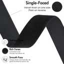 MEEDEE Black Velvet Ribbon 1 Inch Single Face Nylon Velvet Ribbon 2 Rolls 20 Yards Black Ribbons for Christmas Tree, Gift Wrappig, Rustic Wreath, Velvet Bow Making, Floral Bouquets, Home Decor