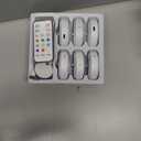 WILLED RGB Rechargeable Puck Lights with Remote Control, Under Cabinet Lighting Wireless, Dimmable Push Lights, Multicolor and Timing Function, LED Puck Lights for Kitchen, Cabinet and Shelf(6 Pack) (White)