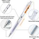 2 x Cat Pens, Animal Pattern Gel Pens, 8-Pack, 0.5mm Fine Point Black Ink, Quick-Drying & Smooth Writing for School, Note-Taking, Journaling & Office Use