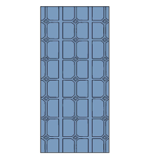 SDS for HD Designs Peshtemel Beach Towel - Geometric Blue 28"×58"