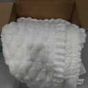 Mivnue Pet Couch Cover, Couch Covers for Dogs, Washable Dog Sofa Covers Couch Protector, Fuzzy Non Slip Couch Slipcover Pet Friendly (27.6" x 82.7", Cream)