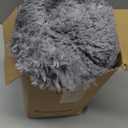 Bedsure GentleSoft Fluffy Fuzzy Faux Fur Throw Blanket for Couch, Soft Sherpa Fleece Cozy Gifts for Women, Plush Bed Blanket Room Decor for Men, Thick Warm Minky Teen Gifts Winter Bedding 01- Tie Dye Grey, Throw (50" x 60")