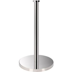 NearMoon Standing Paper Towel Holder, Kitchen Paper Towel Tissue Holder- for Bathroom Countertop, Standard or Jumbo-Sized Roll Paper (with Stainless Steel Base, Chrome Finish)