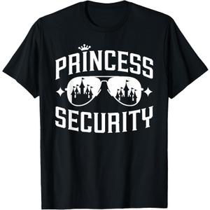Fairy Tale Princess Security Cool Castle Shades Matching T-Shirt 4XL
