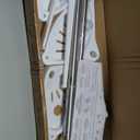 ADOVEL 4 Layer Corner Shower Caddy, Stainless Steel Constant Tension Pole Shower Organizer, Adjustable Corner Shower Shelf, Rustproof 3.3 to 9.8 ft (White)