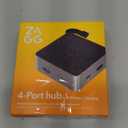 ZAGG 4Port Hub with Wireless Charging  USBC PD 100W, HDMI 4K, USB 10Gbps, HighSpeed Charging & 4K Display, for Travel, Compatible w/Windows, macOS, iPadOS, ChromeOS, Android