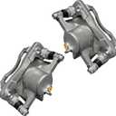 2Pcs Disc Brake Caliper Assembly with Bracket Replacement for Acura EL 1997-2000 & Honda Civic 1996-2011 Insight 2010-2014#19-1832 19-1833 45019SNAA60 45018SNAA60