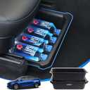 Under Seat Storage Box Organizer for Tesla Model Y (1 pack), Upgraded ABS + TPE Double Layer Hidden Storage Box, Washable Underseat Storage Organizer fit Tesla Model Y Accessories 2021-2024
