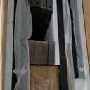 Black End Table Set of 2 with Charging Station, Side Table with USB Ports and Outlets, Black Nightstand, 3 Tier End Table with Storage Shelf for Living Room, Bedroom