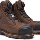 Timberland PRO Men's Boondock BOA 6 Inch Composite Safety Toe Waterproof Puncture Resistant Industrial Work Boot, Mocha Brown, 8M
