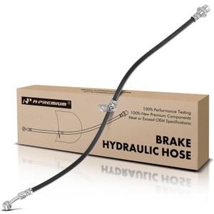 A-Premium Front Driver Brake Hydraulic Hose Compatible with Select Honda Models - Civic 2017 2018 2019 2020 2021 - Replace# 01465TGGA00