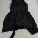 ABOCIW Womens High Neck Tennis Dress Sleeveless Wrap Skirt Built in Shorts Golf Athletic Dress Workout Rompers (X-Small, Black)