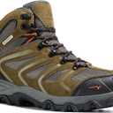 NORTIV 8 Men's Ankle High Waterproof Hiking Boots Outdoor Lightweight Shoes Trekking Trails Armadillo, Size 11W