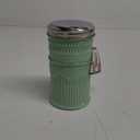 Tablecraft Sugar Shaker with Stainless Steel Top, 3.0625" x 5.75", Green