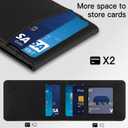 Phone Case Compatible with iPhone 17 Pro MaxCompatible with Magsafe, Detachable Magnetic Wallet Case and Card Holder. Black