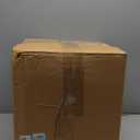 S & L Homes Pouf Ottoman - 100% Jute Braided Footrest Pouf Hand Knitted Traditional Cord Boho Pouffe for Living Room, Bedroom, Nursery, Patio, Lounge Colorblock - Natural Ivory (16x16x16)