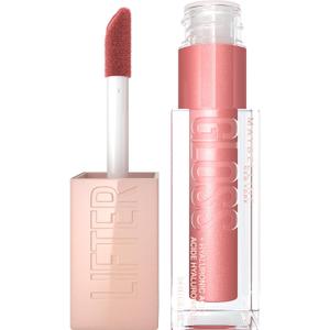 Maybelline Lifter Gloss, Hydrating Lip Gloss with Hyaluronic Acid, Moon, Nude Pink, 0.18 Ounce | Hydrating Lip Gloss