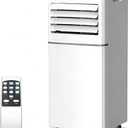 Electactic 10050 BTU Portable Air Conditioner, 3-in-1 Efficient Indoor AC for Rooms up to 450 Sq.Ft., Energy-Saving Floor AC Unit with Digital Display, Sleep Mode & 24H Timer for Master Bedroom
