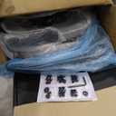 Primy Drafting Chair Tall Office Chair with Flip-up Armrests Executive Ergonomic Computer Standing Desk Chair with Lumbar Support and Adjustable Footrest Ring (Black)