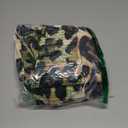 Women's Casual Pants Drawstring Leopard Print Color Block Side Striped Straight Leg Wide Leg Loose Pants (Large, 2-yellow White)