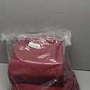 THREAD SPREAD 100% Egyptian Cotton Split King Sheets Sets For Adjustable Bed - 600 Thread Count 5 PC Top Split King Sheets, 16" Deep Pocket Soft Cooling Sheets For Split King Adjustable Bed - Burgundy