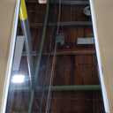 Floor Length Mirror, 76"x34" Arch Full Length Mirror Hanging or Leaning, Body Mirrors with Stand, Arched-Top Wall Mounted Mirrors with Aluminum Frame for Bedroom (Black)