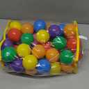 Hovenlay Ball Pit Balls Phthalate Free BPA Free Crush Proof Plastic - 7 Bright Colors in Reusable Play Toys for Kids with Storage Bag