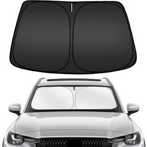 ARISMOTOR Windshield Sun Shade for Mazda CX-90 CX90 PHEV 2024-2025 2026, Custom Fit Foldable Front Window Sunshade Sun Visor Protector, Block UV Rays Keep Your Car Cooler