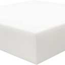 FOAMYFOAM High Density 4 inch Thick, 24 inch Wide, 24 inch Long Upholstery Foam, Cushion Replacement