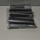 JOOJA 10 Pack Modern Style Finger Edge Pull Furniture DrawerHandles Hidden Cabinet Kitchen Drawer Handles Knobs (200mm, Black)