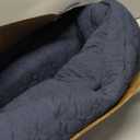 HORIMOTE HOME Navy Quilt Set Twin Size, Lightweight Soft Pre-Washed Microfiber Circle Pattern Bedspread Coverlet, 2 Pieces Quilt Bedding Set with Pillow Shams for All Season, 68x86 inches