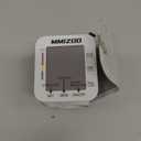 MMIZOO Wrist Blood Pressure Monitor Large LCD Display BP Machine Adjustable Cuff 5.31-7.68 inch Automatic 99x2 Sets Memory with Carrying Case for Home Use (W1681) (White)