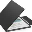 MoKo Magnetic Case for All-New 11" Kindle Scribe 2025(3rd Generation) & Kindle Scribe Colorsoft 2025(1st Generation) - Slim Folio Premium PU Leather Cover with Pen Clasp & Auto Sleep Wake, Black